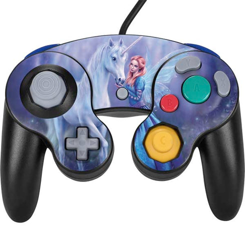 Rhiannon Fairy and Unicorn by Rachel Anderson Nintendo Skins